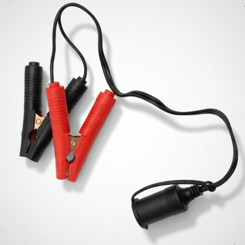 Adaptador 12V com Garras de Jacaré NTK Caminhão Carro Trailers