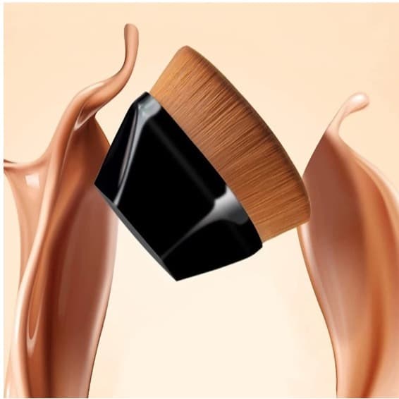 Pincel Mágico Para Base/Bb Cream Hexágonal Para Maquiagem