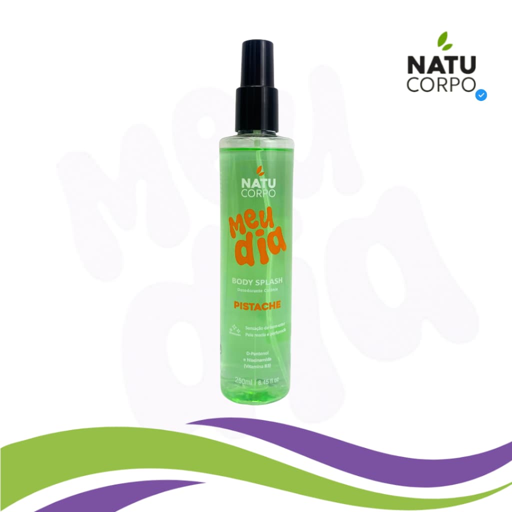 Body Splash Pistache Natucorpo Meu Dia 250ml