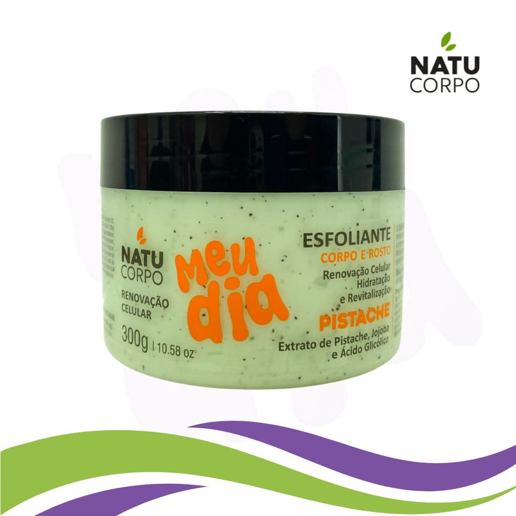 Esfoliante Pistache Natucorpo Meu Dia 300g