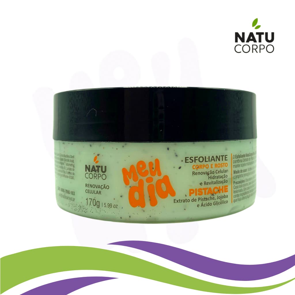 Esfoliante Pistache Natucorpo Meu Dia 170g