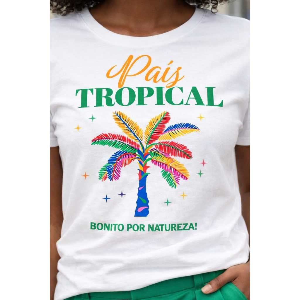 Camiseta Feminina Algodão Moderna Confortável Tendência 2026