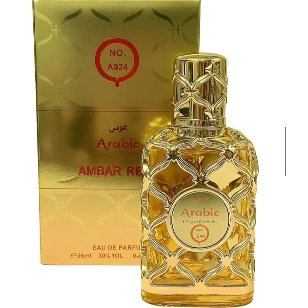 Perfume Árabe Ambar Real A024 Feminino 25ml