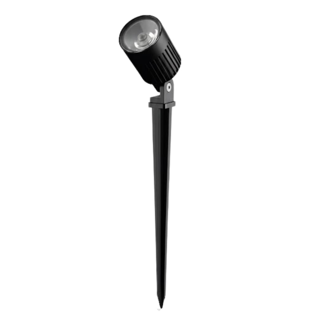 Espeto de jardim Finco Led 6w 2700k Luminária Refletor Bivolt Cor Preto Interlight
