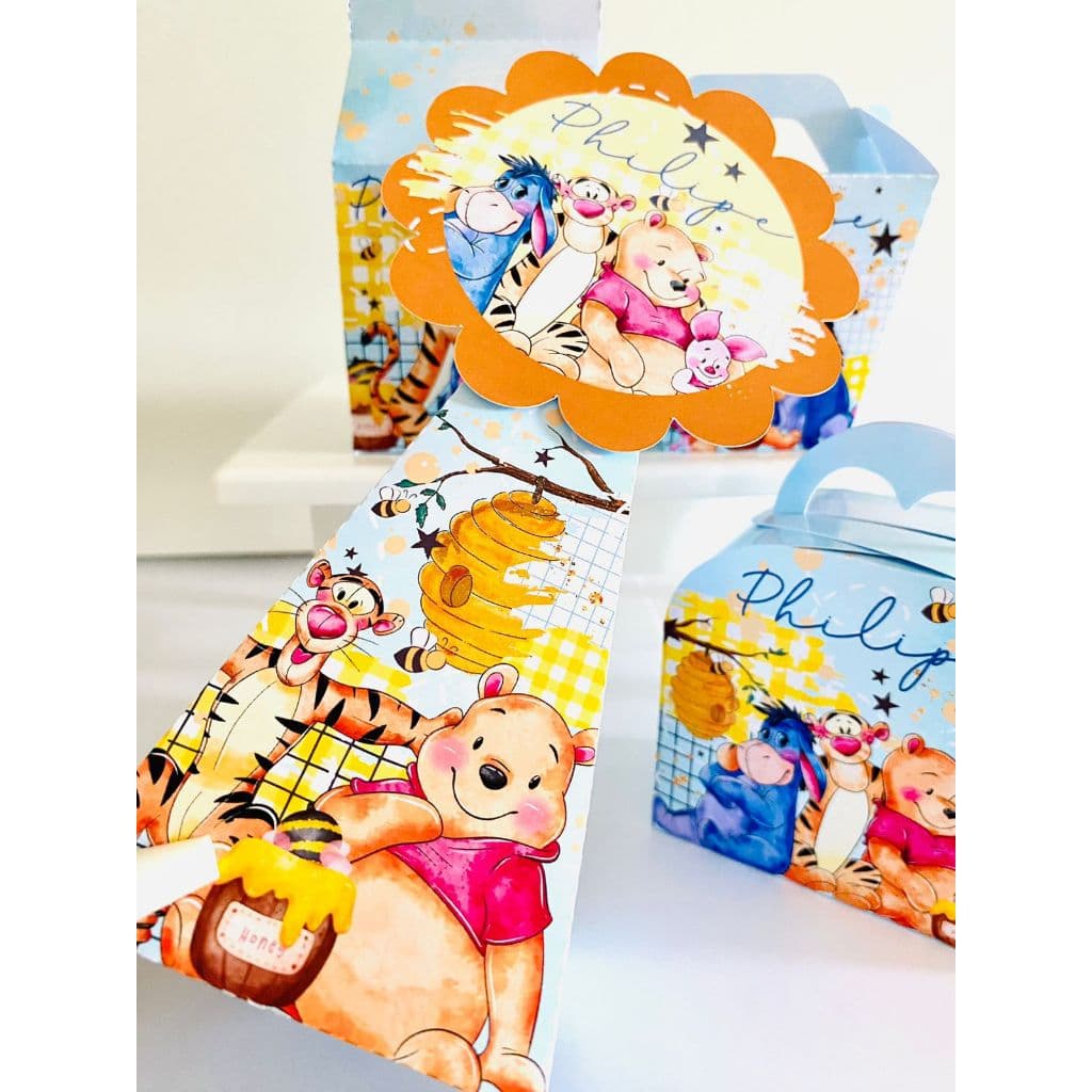 Pegue e monte ursinho Pooh , personalizado com nome e idade