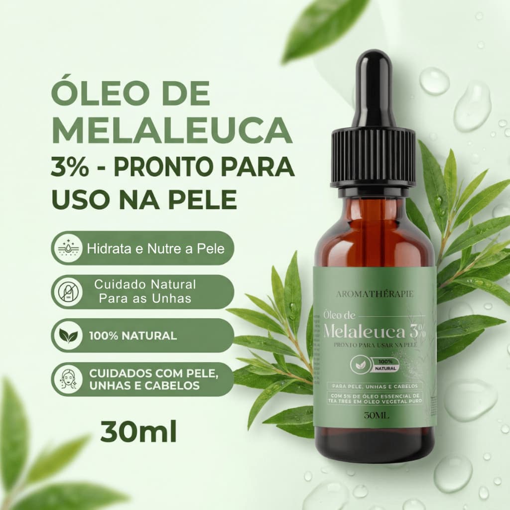 Óleo de Melaleuca 3% Pronto para a Pele 30mL Aromathérapie