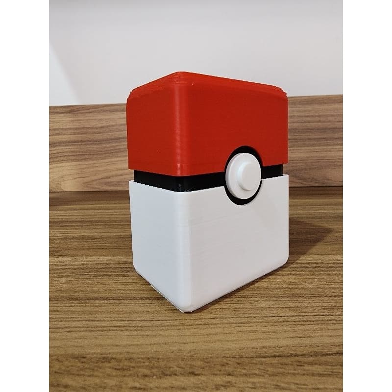 Box para cartas Pokemon TCG - Caixa para cards Pokemon Poke Ball