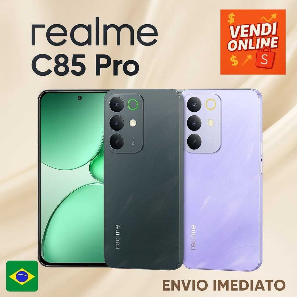 Smartphone Realme C85 Pro 256GB 8GB RAM Dual SIM NFC - 7000mAh Tela 6.8" - Versão Global