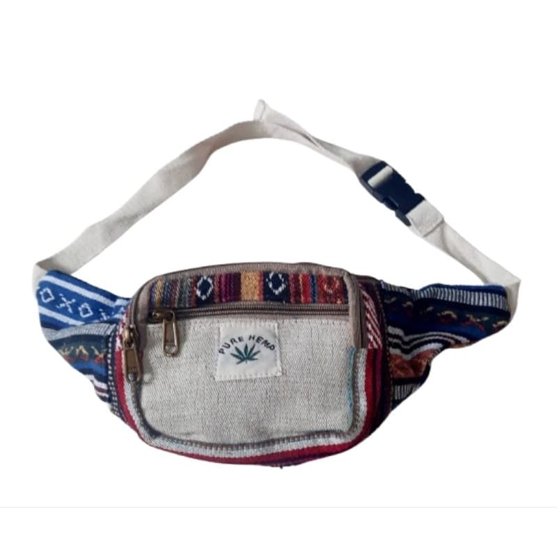Pochete indiana masculina em fibra natural ecologica importadas