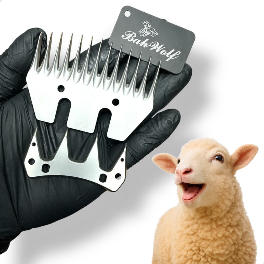 Lâmina completa 13 Dentes + 4 dentes P/ Tosquiadeira Tosar Carneiro Ovino Ovelha equino cavalo