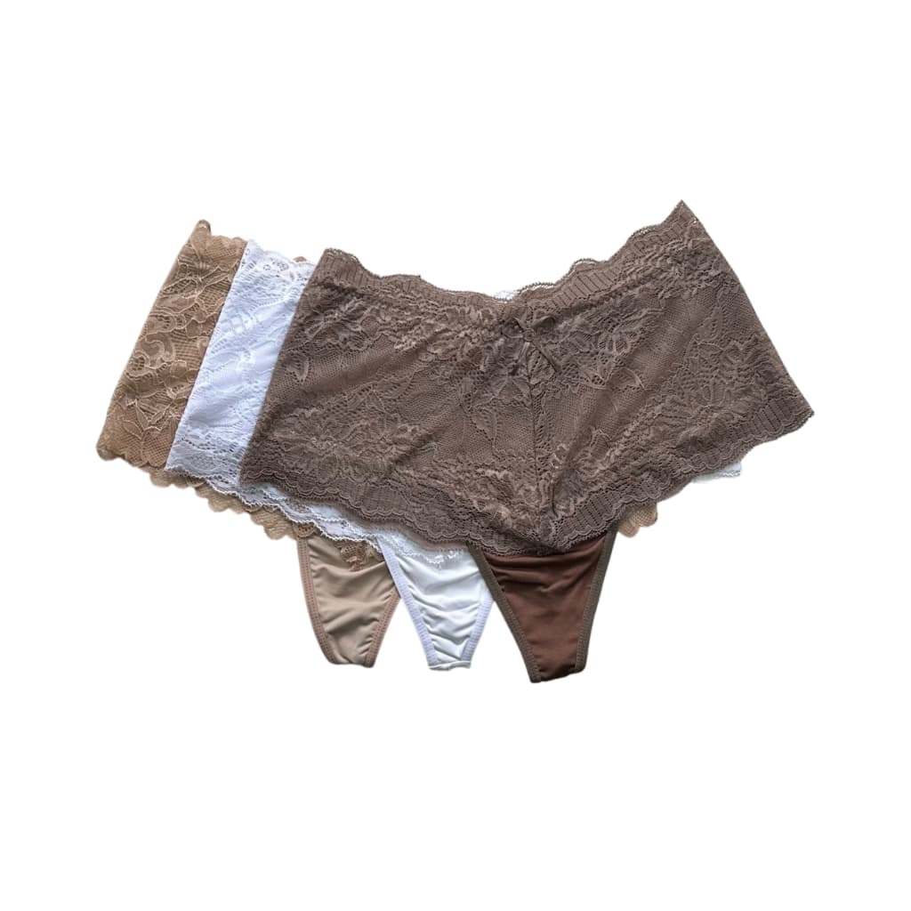 Kit 3 Calcinha Alta Algodão Modeladora Fio Duplo Renda Luxo