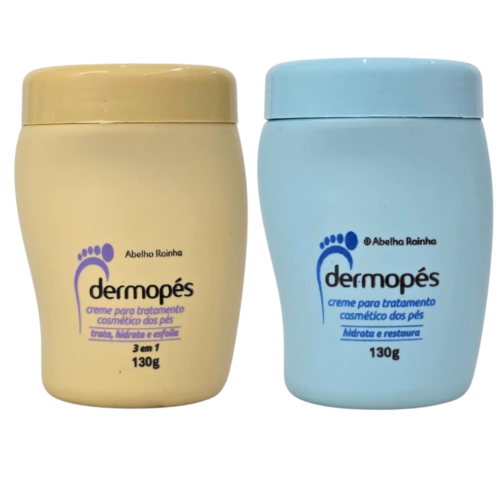 Kit Dermopés Hidrata e Restaura + 3 em 1 Trata, Hidrata e Esfolia Abelha Rainha