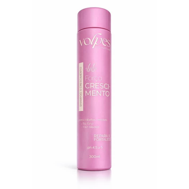 Shampoo Força e Crescimento Creatina & Biotina 300ml- A liga cosmeticos