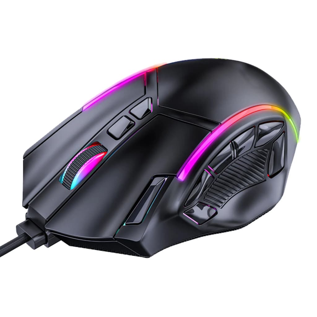 Mouse Gamer MKESPN X15 RGB 12800 DPI 12 Botões com Macro Programável