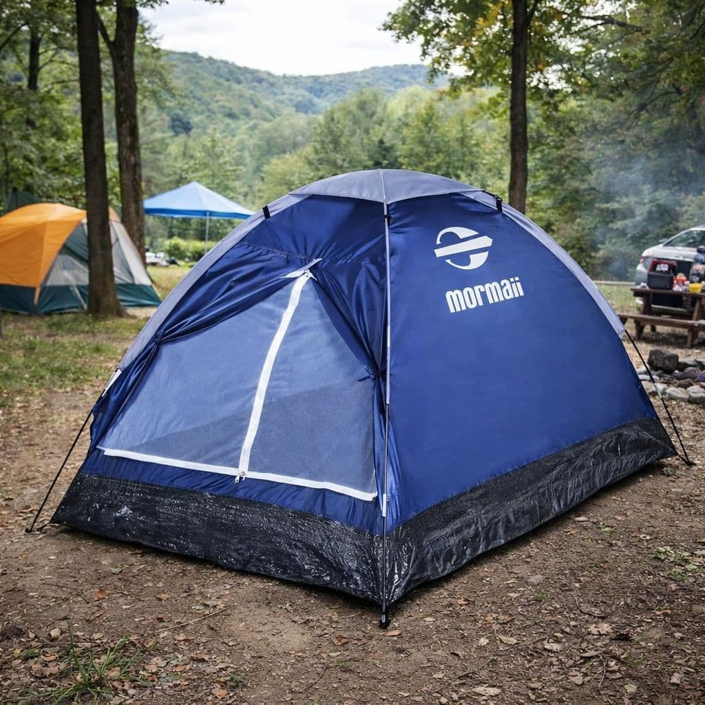 BARRACA 2 PESSOAS PARA CAMPING PESCA BALI 2,00X1,30X1,05 AZUL