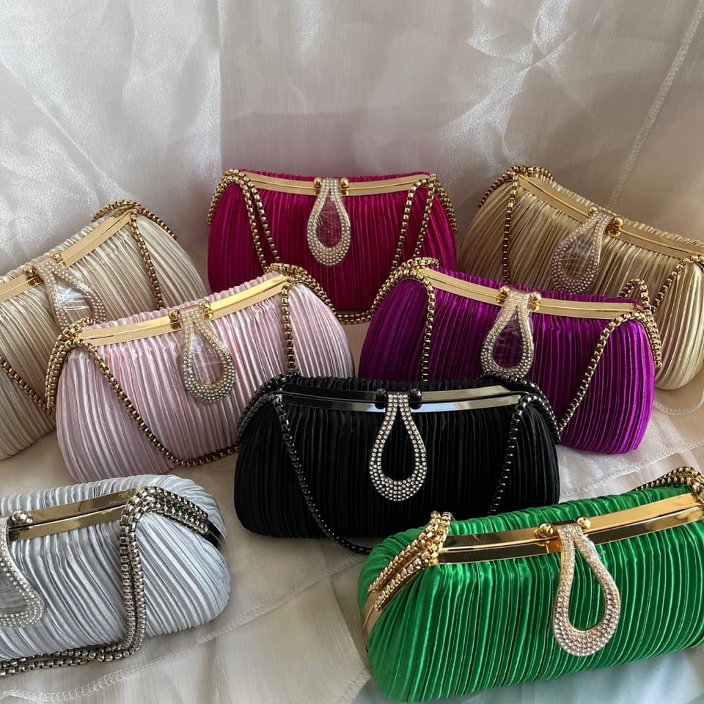 Bolsa Tiracolo / Carteira Feminina Com Glitter Para Festa / Banquete / Casamento WT188-33