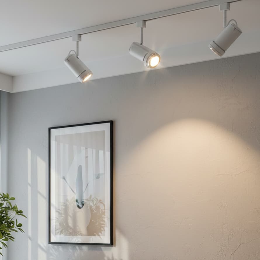 1 Spot ST Basic com adaptador para trilho – Iluminação Potente e Versátil (PAR20)