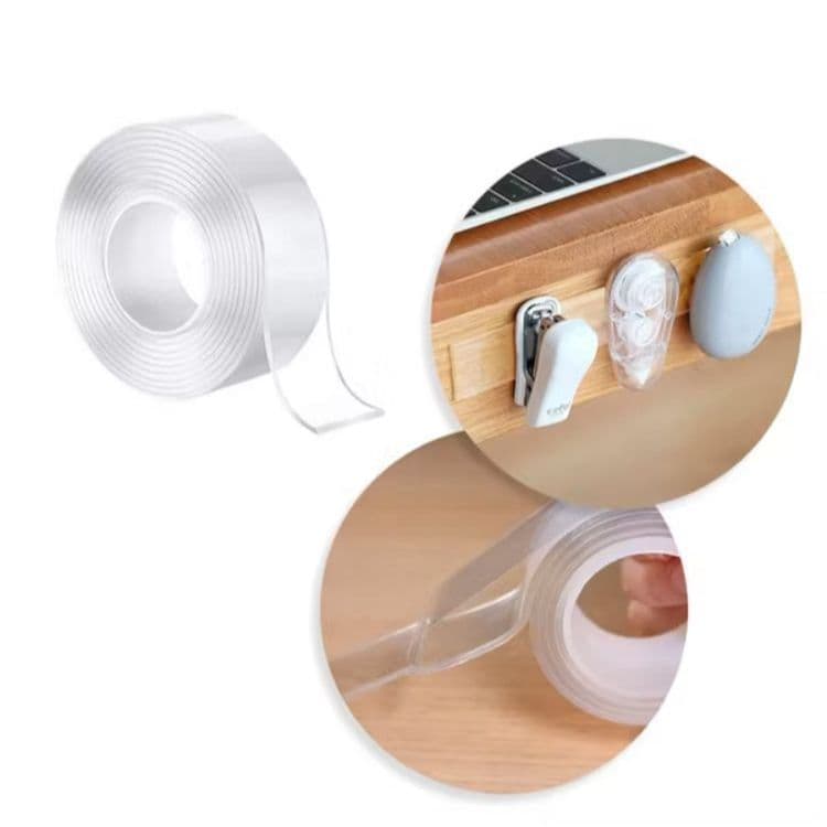 Fita Dupla face transparente  ultra super forte_Multiuso antiderrapante 3M
