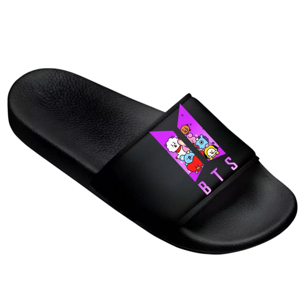 Chinelo Slide Bts Feminino Confortável Leve Sandália bt21