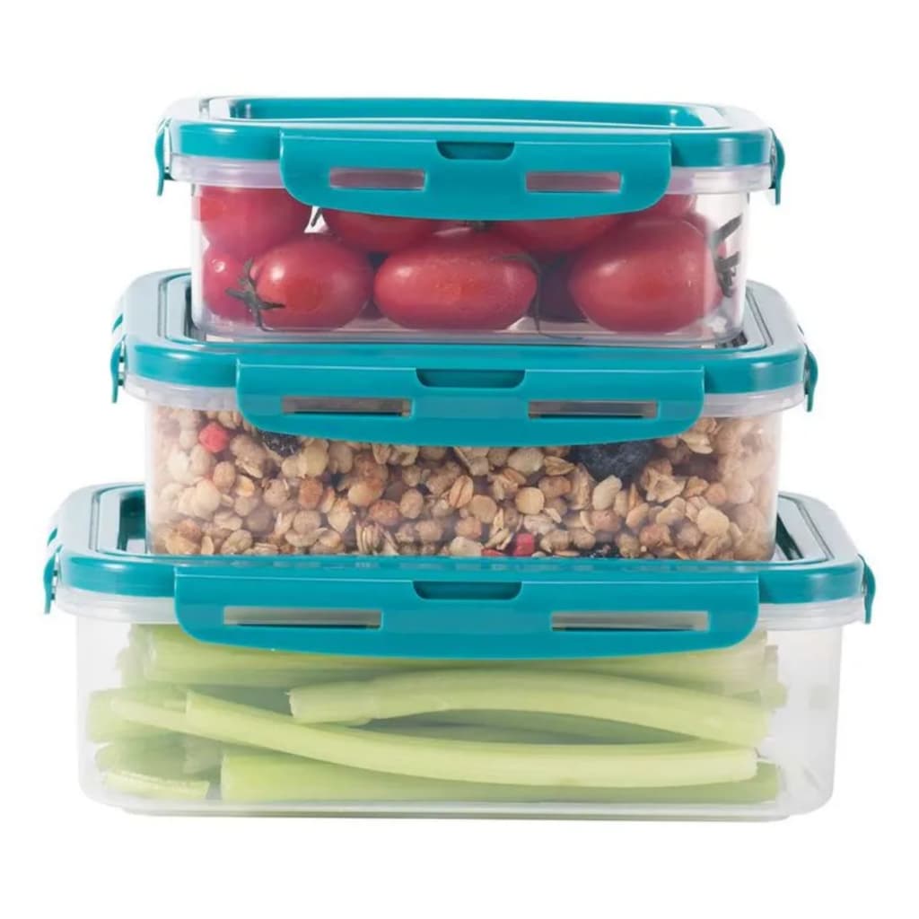 Conjunto de Potes Flex Member's Mark 3 Peças– Praticidade e organização para o seu dia a dia