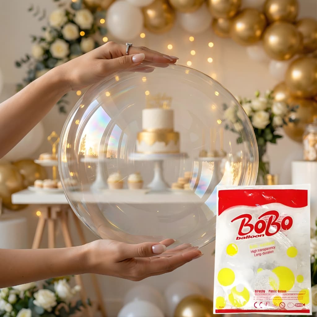 Balão Bubble Transparente 18 e 24 Polegadas Cristal Para Decoração Festa