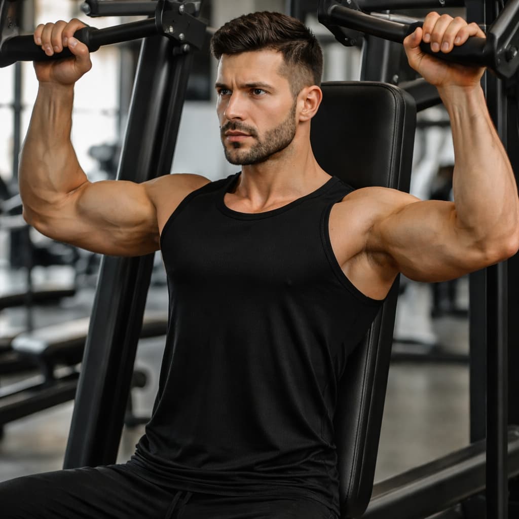 Regata Dry Fit Masculina - Casual - Treino - Academia - Esportes - Exercícios - Corrida