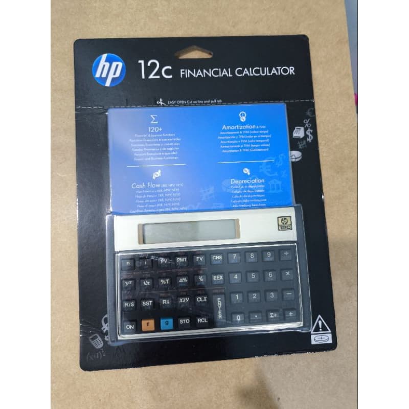 Calculadora HP12 C NOVA  financeiro banco contabilidade administrativo CEA certificação