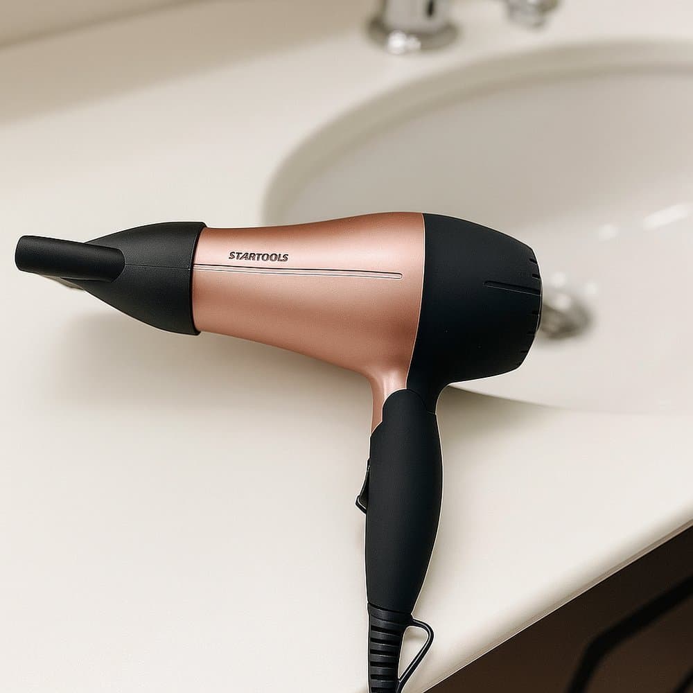 Secador Cabelo Mini Portátil Dobrável 1200W Bivolt Viagem ✈️
