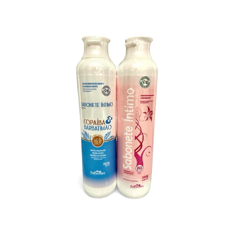 Sabonete Íntimo Feminino Hot Flowers 200ml Uso Diário