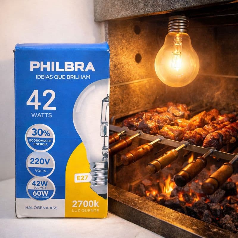 Lâmpada Específica Para Churrasqueira 42W 100W 220V E27