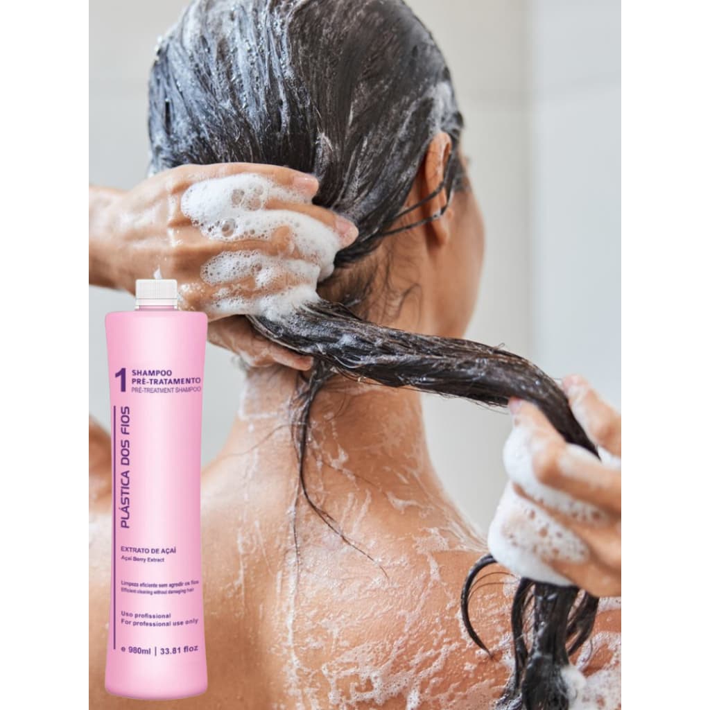 Shampoo Limpeza Profunda | Antirresíduo Que Abre Cutícula Para Tratamento capilar 1000ml