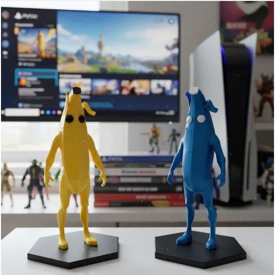Colecionável Boneco Banana Peely - Embananado - Fortinite - Jogo - Promoção - Ps5 - Ps4 - Nintendo - PC