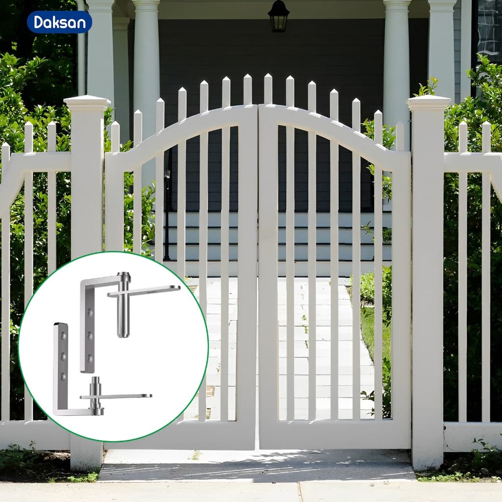 Dobradiça de Porta Automática Inox 304 Retorno Automático Prata Porta de Bar e Banheiro para Portas de Até 15kg