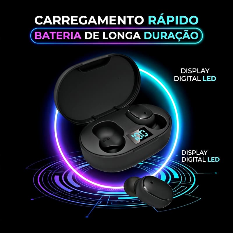 E6s bluetooth sem fio fone de ouvido estéreo microfone cancelamento de ruído