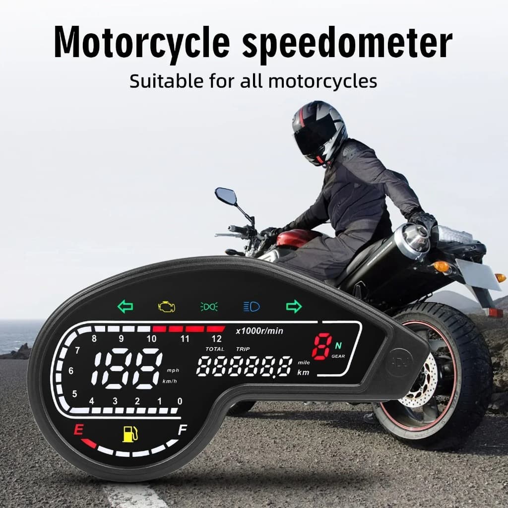 NXR150 Bros (2003-2014) MRX125  Medidor Digital LCD Odômetro Velocímetro digital bros 150 Tacômetro