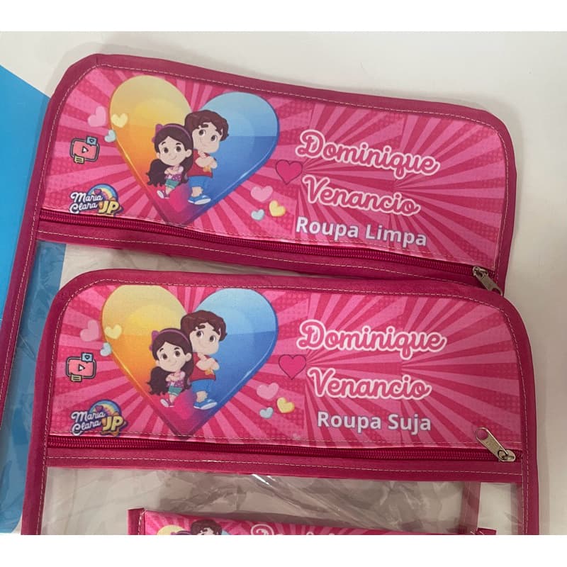 kit com duas peças roupa limpa e roupa suja