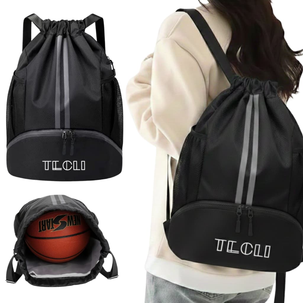 Mochila Saco Impermeável Esportiva Academia Bolsa Sacola Unissex Treino Passeio Grande Capacidade