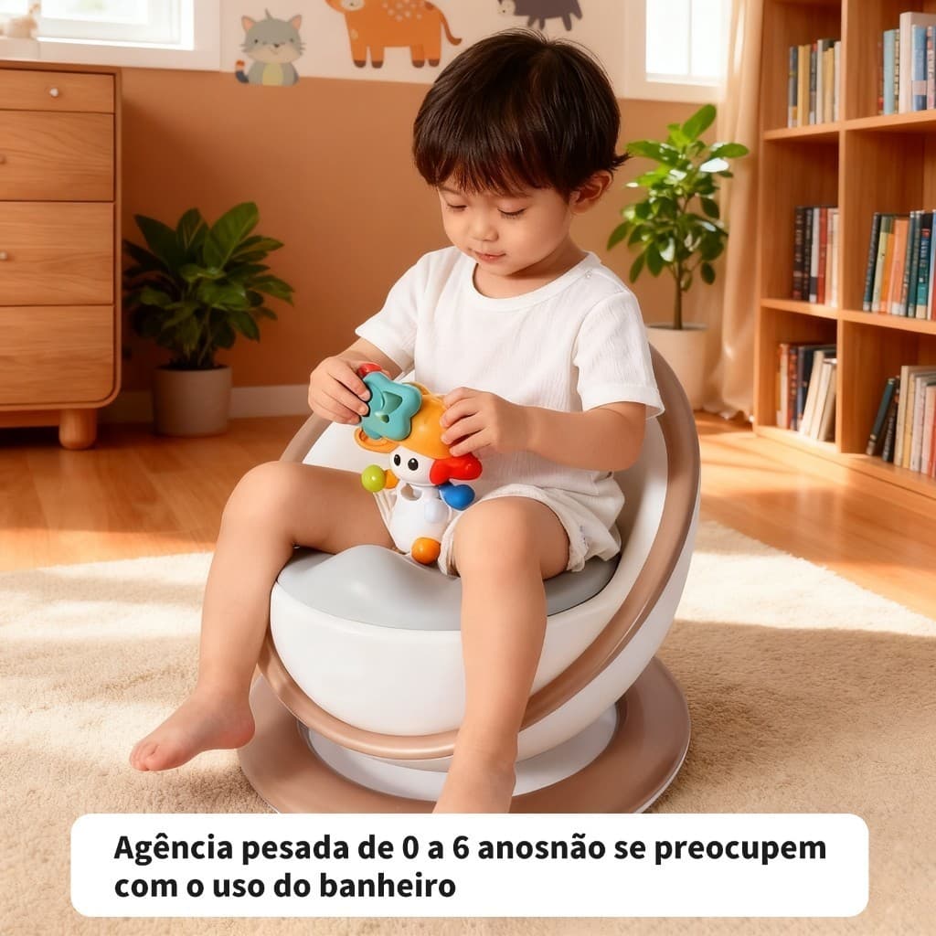 Penico Infantil Confortável para Bebê | Vaso Sanitário de Treinamento | Mictório Infantil Masculino e Feminino