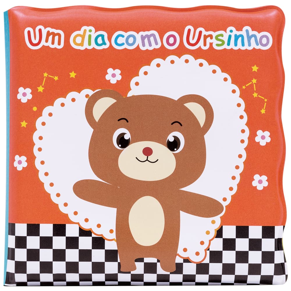 Livrinho de Banho Bebê Buba Um Dia com o Ursinho | +6 Meses | 15 cm