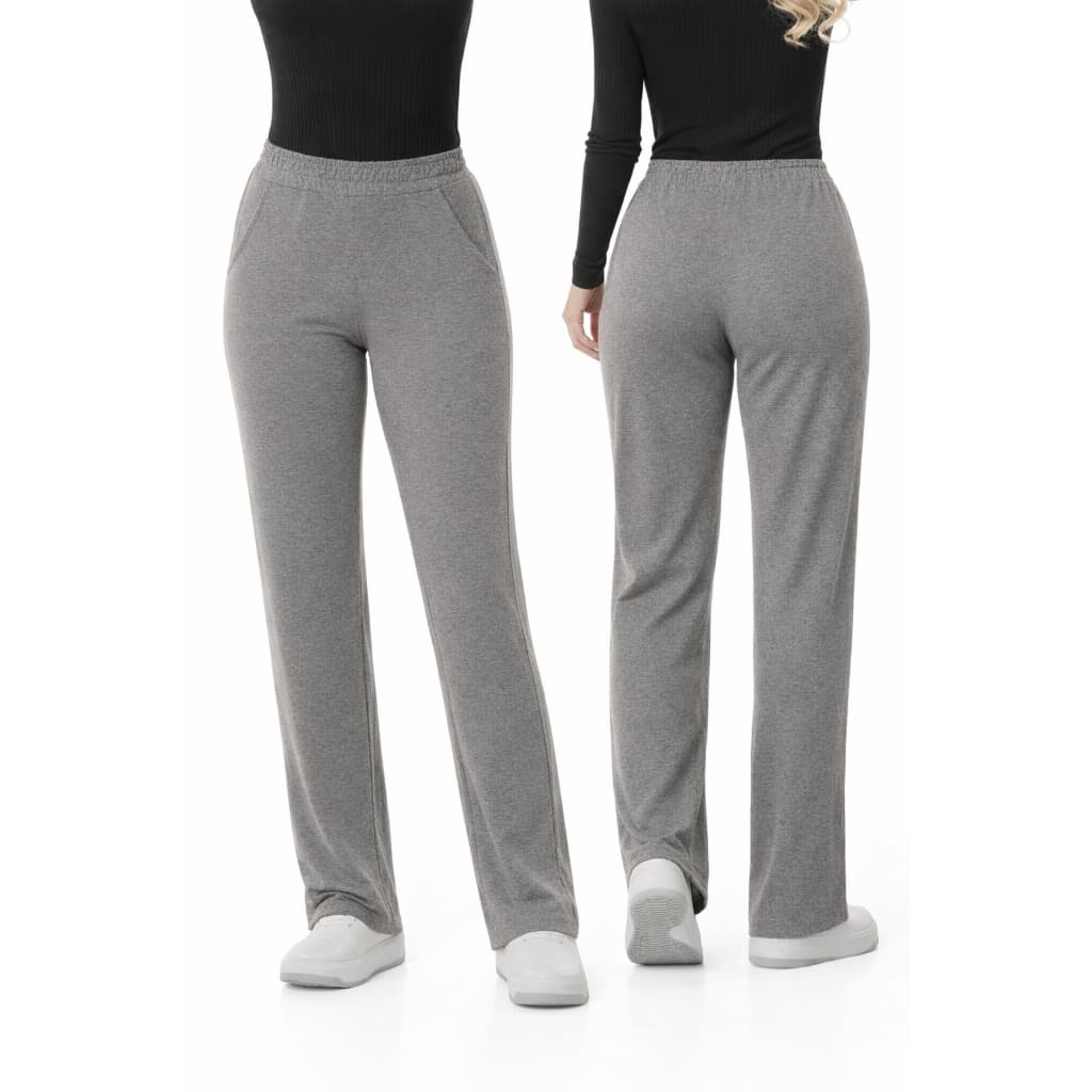 Calça Pantalona Feminina Slim em Viscose Wide Leg