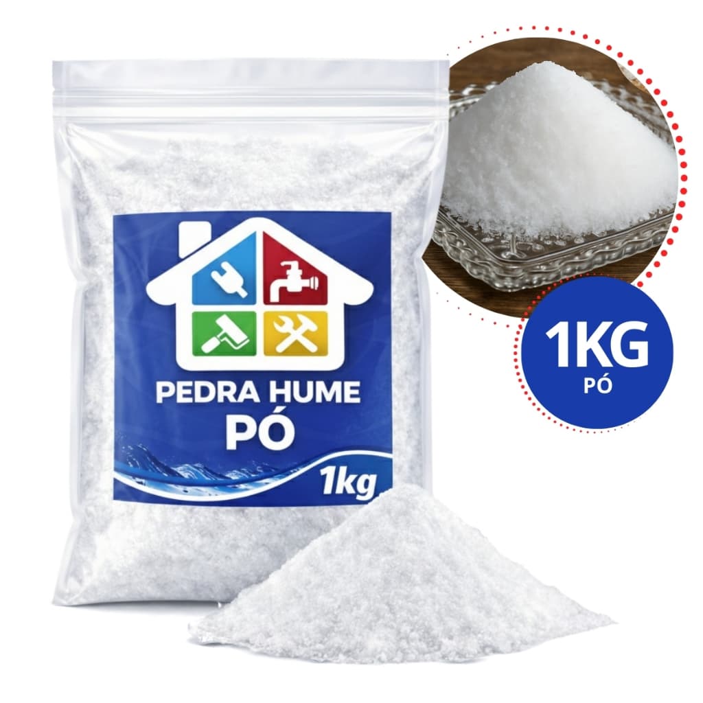 Pedra hume Pó ou Pedra Cristal1 kg - Alumem De Potassio