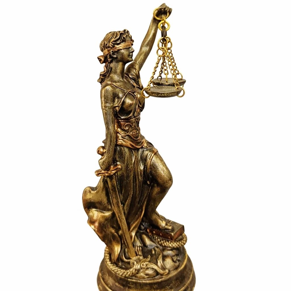 Deusa Dama Da Justiça Themis Decoração Enfeites Advogados Presentes