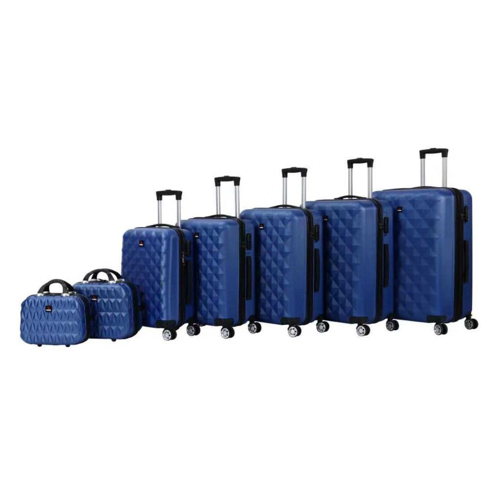 Kit de Mala Viagem 100% ABS C/ 7 Unidades