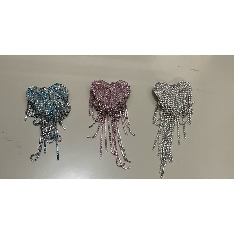 Suporte para capa de celular strass franja