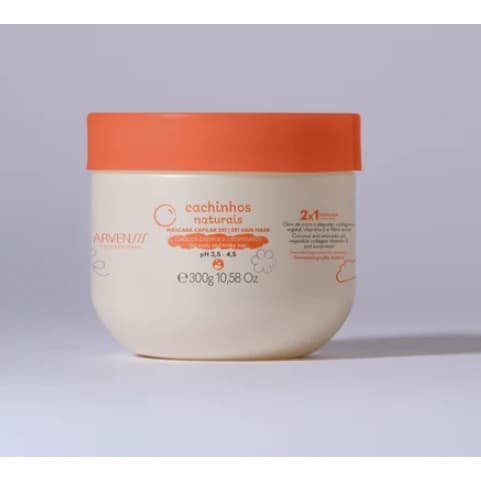 Máscara 2x1 Arvensis Cachinhos Naturais Cabelos Crespos e Crespíssimos - 250g