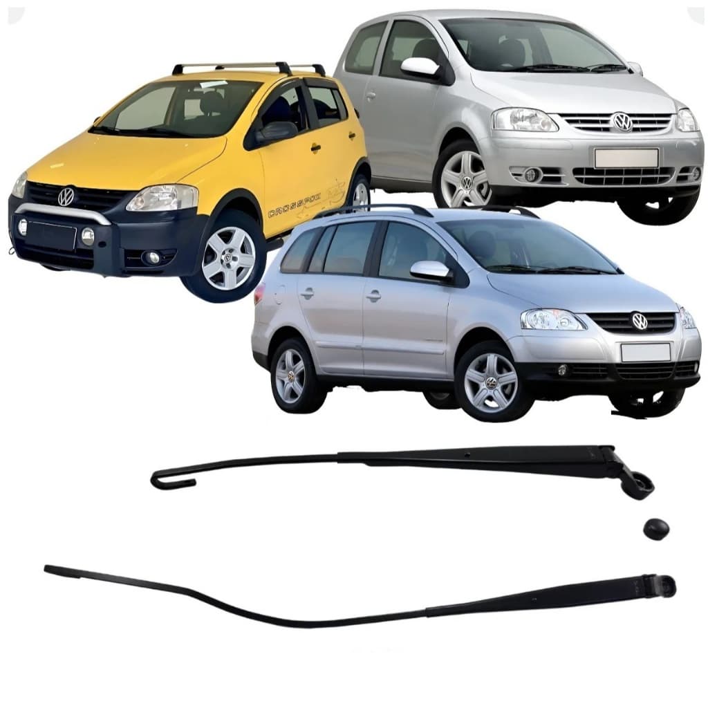 Braço Haste Limpador Dianteiro Vw Fox SpaceFox CrossFox 2003 ate 2012 Todos