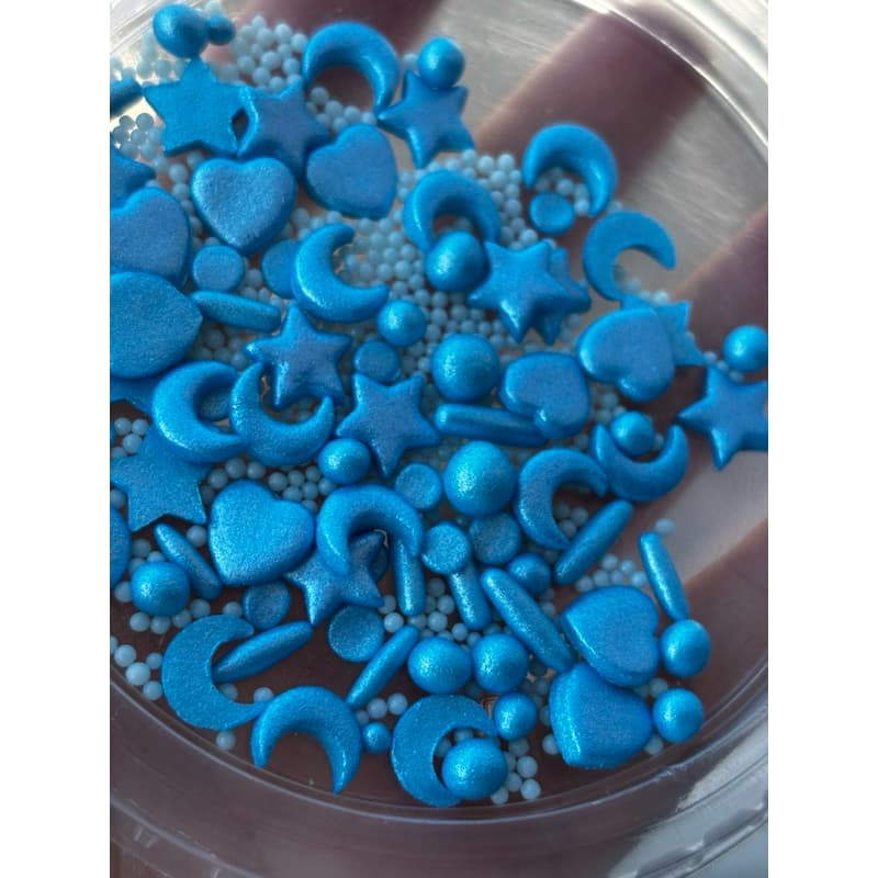 sprinkles comestivel apliques para donuts pasta americana mix estrela lua miçanga pérola