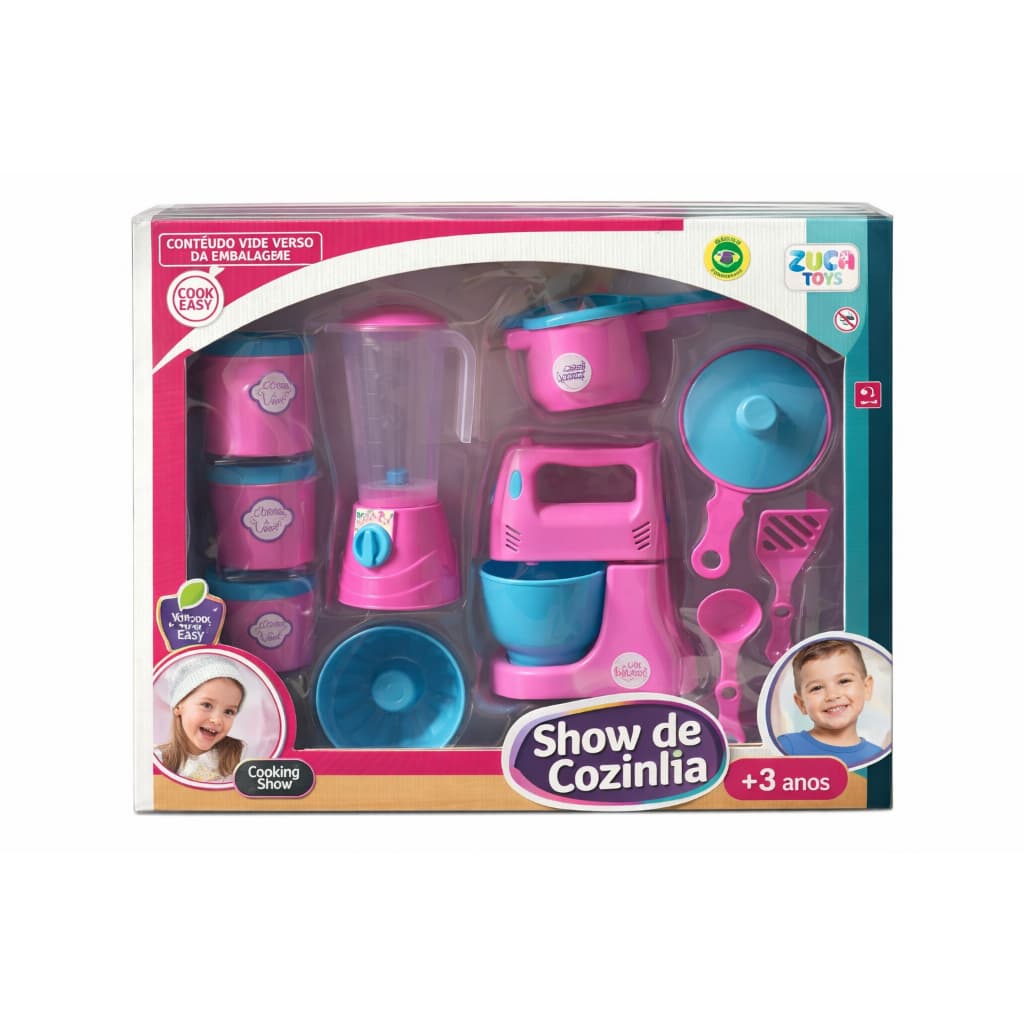 Show de Cozinha Brinquedo Infantil Kitchen Collection Zuca Toys +3 Anos