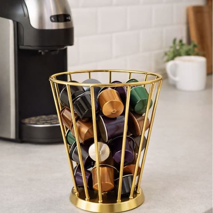 Porta Cápsulas de Café Cachepo Organizador Decorativo