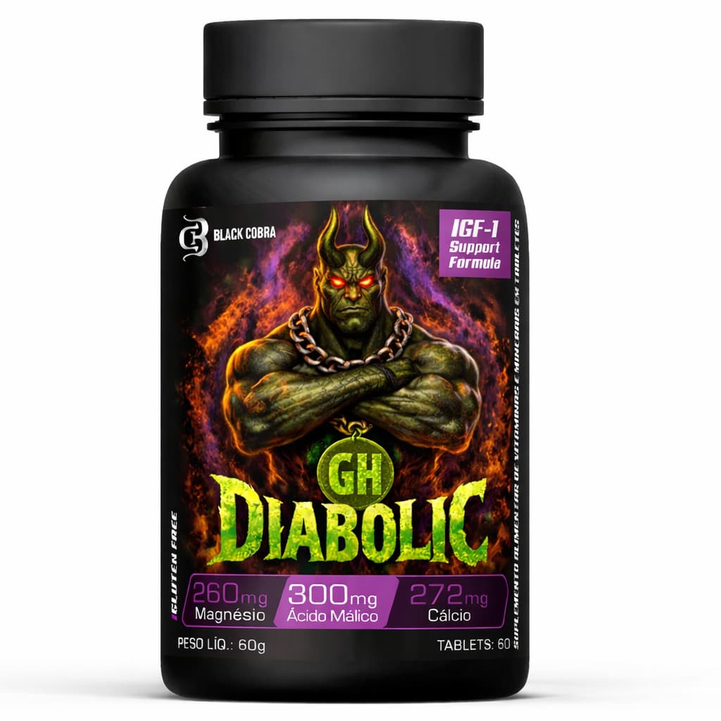 Diabolic GH IGF-1 Support Formula 60 Tabs Black Cobra